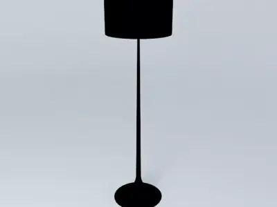 Spun Floor Light Free 3D model