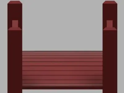 Wooden Bridge Free 3D print model