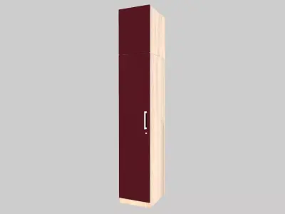 Godrej Wardrobe Door 450 W Low-poly 3D model