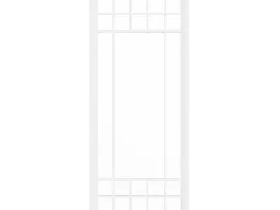 White Window 15 3D model