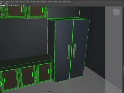 MODULAR KITCHEN II Low-poly 3D model