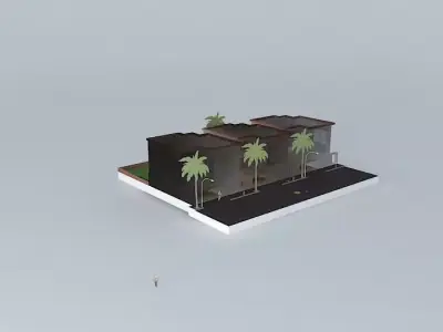 Viletta terraced Free 3D model