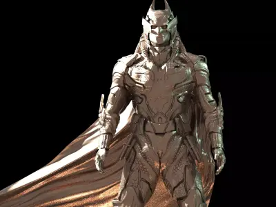 Batman Pharaoh Helmet 2 3D model