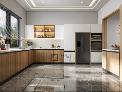 3D HIGH QUALITY KITCHEN INTERIOR 3D model