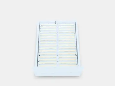 MALM Ottoman bed Low-poly 3D model