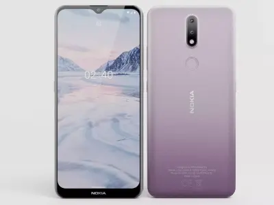 Nokia 2 4 3D model