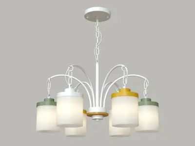 Hanging chandelier Smily 4652-6 3D model