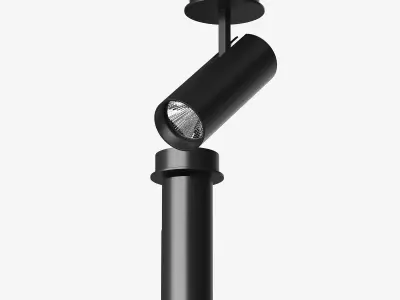 BO semi recessed surface Low-poly 3D model