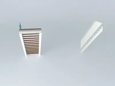 Modern staircase Free 3D model