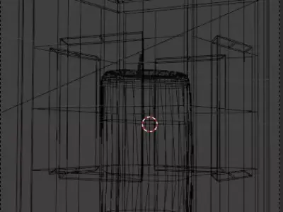 Medieval Lamp Low-poly 3D model