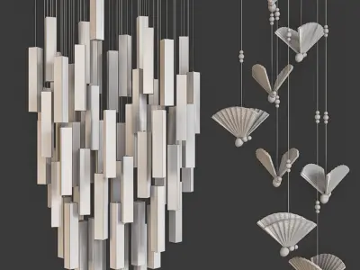 ceiling light 123 3D model