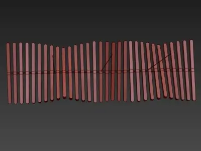 FLIGHT musical instrument hanging from ceiling 3D model