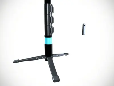 Ricoh theta with Stand 3D model