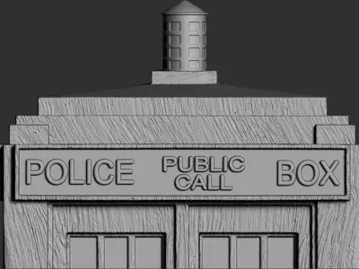 Trinket Box - TARDIS 3D print model