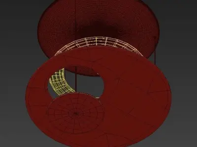 HOVER pendant luminaire 3D model