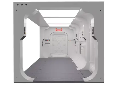 Tantive 4 right wall 1-6 scale Hottoys 3D print model