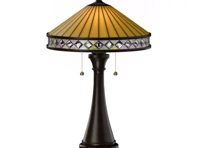 Quoizel Bowing Table Lamp 3D model