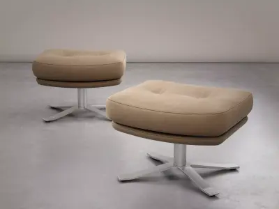 Glen Footstool 3D model