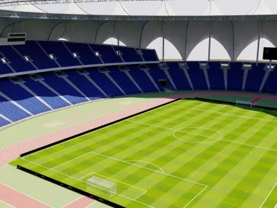 King Fahd International Stadium - Riyadh  Saudi Arabia 3D model
