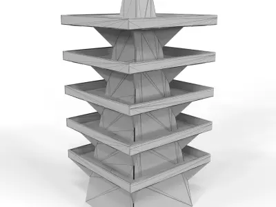 Point of Sale Cardboard Display Stand Texture