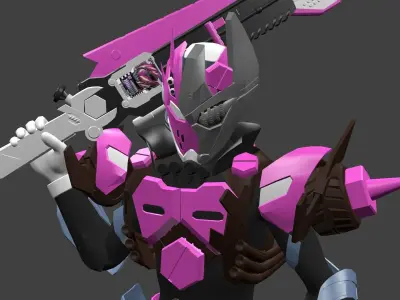 Kamen Rider Valvard 3D model