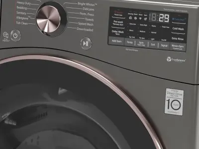 LG Washing machine WM4000HBA 3D model