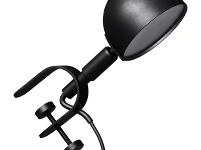 Spotlight Lamp With Bodge Vise 3D model