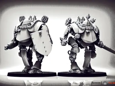 Feudal Guard Walker 3D print model