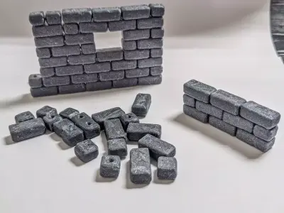 Brick Wall 3D print model