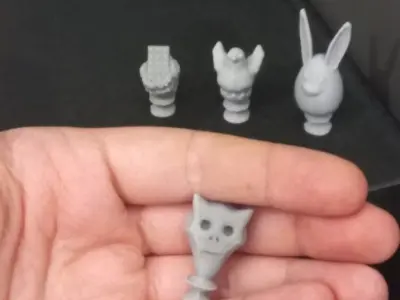 Multiplayer Dungeon Maze with EASTER sliding pawns 3D print model