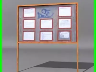 Advertising Boards 3D model