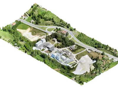 Process Industrial Facility 3D model