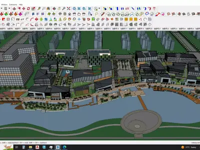 Sketchup 3d cultural center 3D model