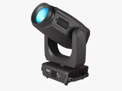 Moving Light Low-poly 3D model