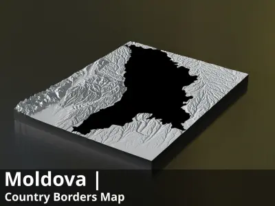 Moldova Occlusion Thickness Cavity Curvature Direct 8k  Maps Texture