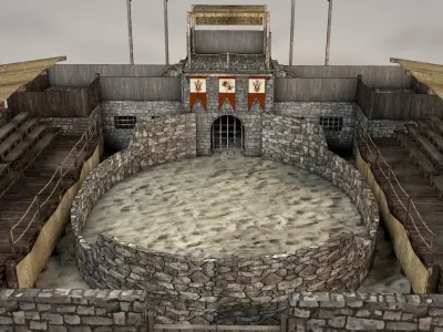Battle Arena v2 Low-poly 3D model