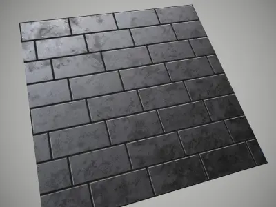 Tiled metal pbr material Texture