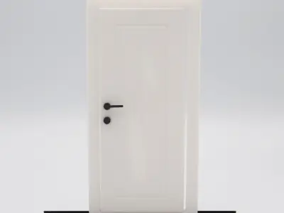 Functional Door style 5 multi-color and multi-material features  3D print model
