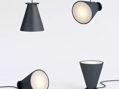 Menu lamp 3D model