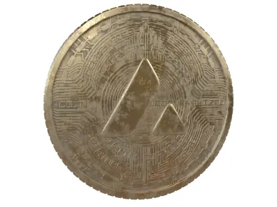 Avalanche Coin v7 006 3D model
