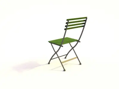 Chair folding 3D model