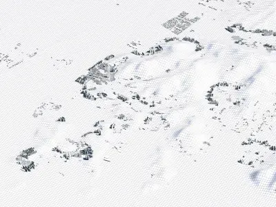 Busan South Korea City Landscape 3D Model 3D model