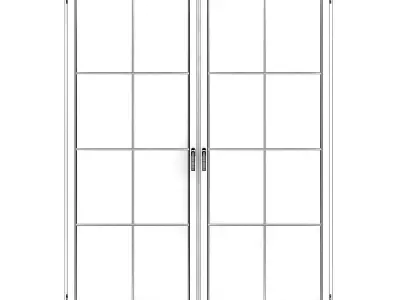 Wooden Window 09 3D model