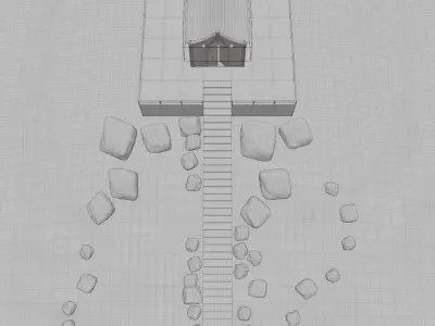 Chapel in Cape Verde 3D model