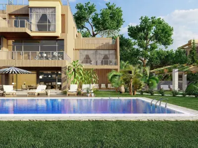Beautiful villa with swimming pool 3D model