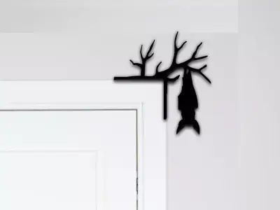 Bat Door Corner Decor 3D print model purchase