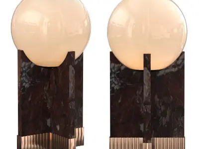 Table lamp p 3D model