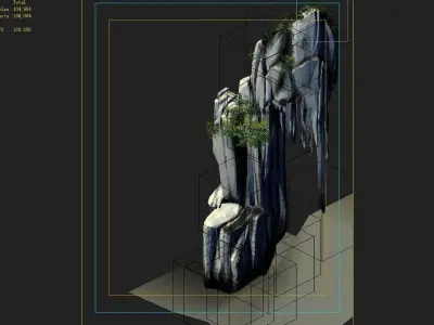 Explore the mountains - Rock 021 3D model