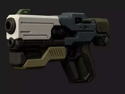 Pistol Sci Fi A141984 3D model