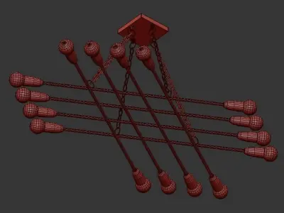 Large Patinated 3D model